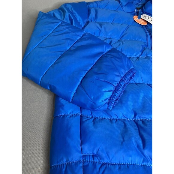 Children’s Place Jacket Boys Size Large 10/12 At Sea Blue Full Zip Puffer Coat - Picture 5 of 7